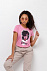 Футболка женская «Меламед. Prince», розовая с логотипом в Самаре заказать по выгодной цене в кибермаркете AvroraStore