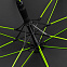 Зонт-трость с цветными спицами Color Style ver.2, зеленое яблоко с логотипом в Самаре заказать по выгодной цене в кибермаркете AvroraStore