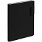 Ежедневник Tact, недатированный, черный с логотипом в Самаре заказать по выгодной цене в кибермаркете AvroraStore