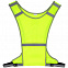 Светоотражающий жилет для бега с маячком Flash, желтый неон с логотипом в Самаре заказать по выгодной цене в кибермаркете AvroraStore
