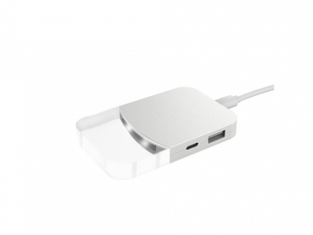 USB хаб Mini iLO Hub с логотипом в Самаре заказать по выгодной цене в кибермаркете AvroraStore