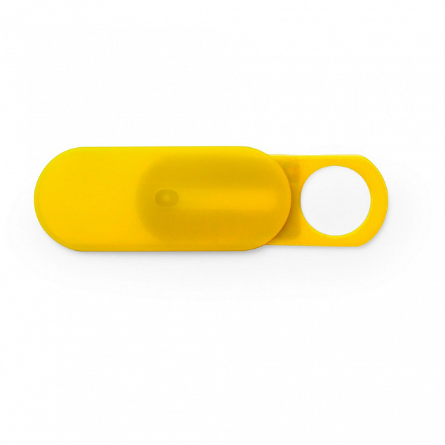 Блокиратор веб-камеры,желтый с логотипом в Самаре заказать по выгодной цене в кибермаркете AvroraStore