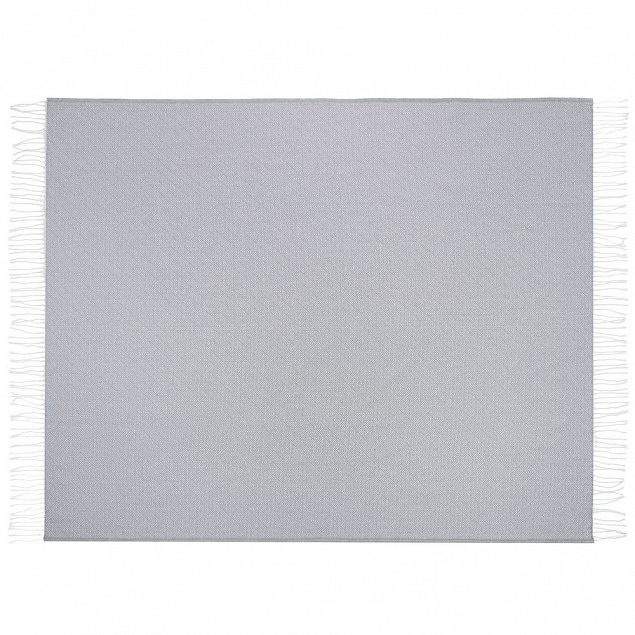 Плед «Капри», серый с логотипом в Самаре заказать по выгодной цене в кибермаркете AvroraStore