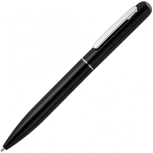 Ручка шариковая Scribo, черная с логотипом в Самаре заказать по выгодной цене в кибермаркете AvroraStore
