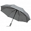 Зонт складной Hard Work, серый с логотипом в Самаре заказать по выгодной цене в кибермаркете AvroraStore
