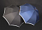Зонт-трость Unit Reflect, черный с логотипом в Самаре заказать по выгодной цене в кибермаркете AvroraStore