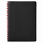 Ежедневник Portobello Trend, Vista, недатированный, черный/красный с логотипом в Самаре заказать по выгодной цене в кибермаркете AvroraStore