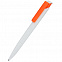 Ручка пластиковая Accent, оранжевая с логотипом в Самаре заказать по выгодной цене в кибермаркете AvroraStore