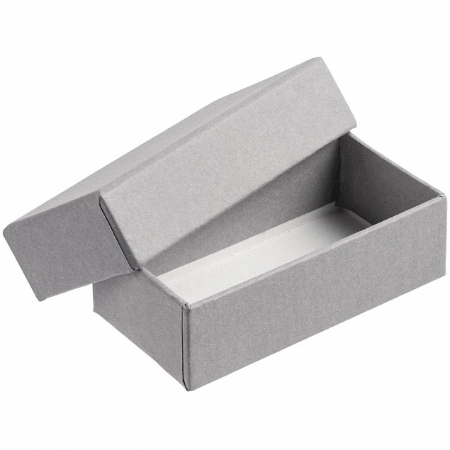 Коробка для флешки Minne, серая с логотипом в Самаре заказать по выгодной цене в кибермаркете AvroraStore