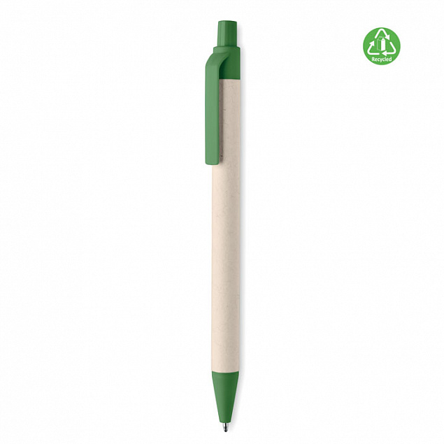 Шариковая ручка из переработанн с логотипом в Самаре заказать по выгодной цене в кибермаркете AvroraStore
