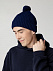 Шапка Nordvik, темно-синяя с логотипом в Самаре заказать по выгодной цене в кибермаркете AvroraStore