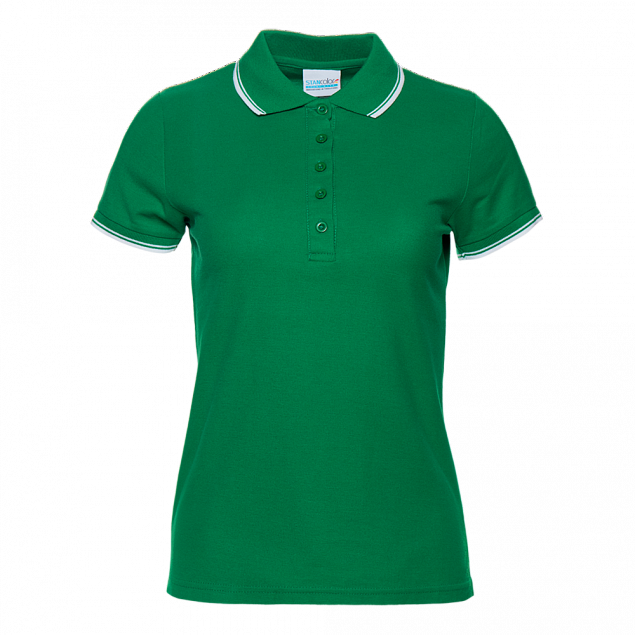 Рубашка поло Рубашка 04BK Зелёный с логотипом в Самаре заказать по выгодной цене в кибермаркете AvroraStore