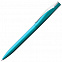 Ручка шариковая Pin Silver, голубая с логотипом в Самаре заказать по выгодной цене в кибермаркете AvroraStore
