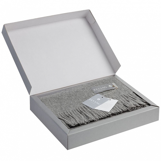 Плед Classic, серый с логотипом в Самаре заказать по выгодной цене в кибермаркете AvroraStore