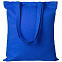 Холщовая сумка Countryside, ярко-синяя с логотипом в Самаре заказать по выгодной цене в кибермаркете AvroraStore