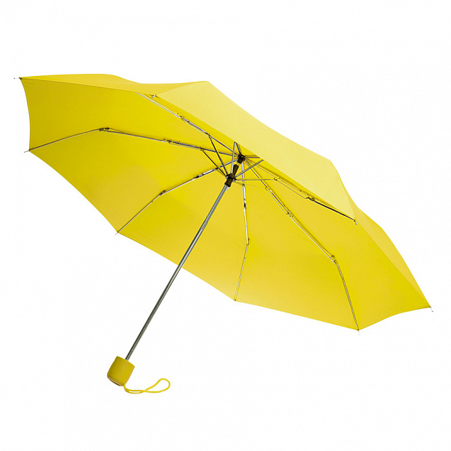 Зонт складной Lid, желтый цвет с логотипом в Самаре заказать по выгодной цене в кибермаркете AvroraStore
