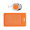 Чехол для пропуска с ретрактором Dorset, оранжевый с логотипом в Самаре заказать по выгодной цене в кибермаркете AvroraStore