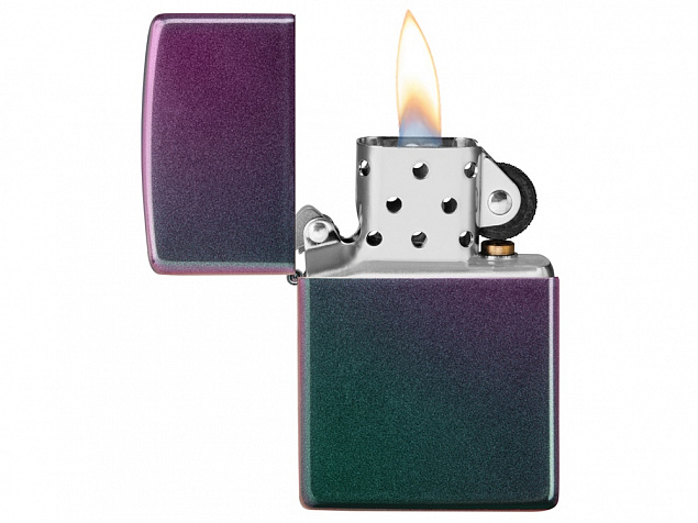 Зажигалка ZIPPO Classic с покрытием Iridescent с логотипом в Самаре заказать по выгодной цене в кибермаркете AvroraStore