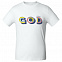 Футболка мужская «Новый GOD», белая с логотипом в Самаре заказать по выгодной цене в кибермаркете AvroraStore