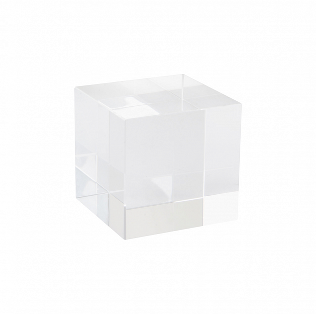 Награда Tampa - стеклянный куб с логотипом в Самаре заказать по выгодной цене в кибермаркете AvroraStore