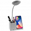 Лампа с органайзером и беспроводной зарядкой writeLight, ver. 2, белая с логотипом в Самаре заказать по выгодной цене в кибермаркете AvroraStore