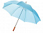 Зонт Karl 30 механический, голубой с логотипом в Самаре заказать по выгодной цене в кибермаркете AvroraStore