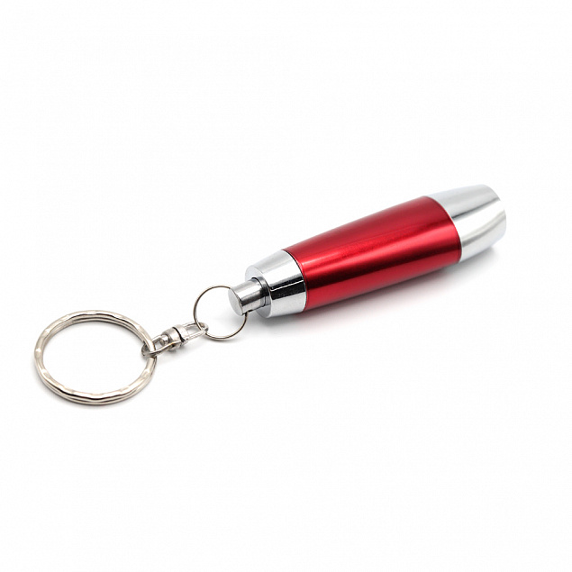 Брелок-фонарик Gallo, красный с логотипом в Самаре заказать по выгодной цене в кибермаркете AvroraStore