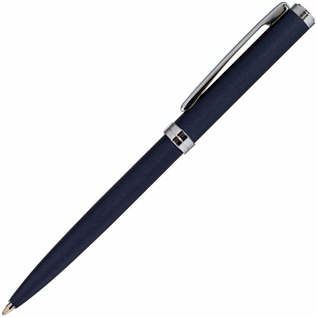 Ручка шариковая Delgado, синяя с логотипом в Самаре заказать по выгодной цене в кибермаркете AvroraStore