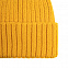 Шапка Uni, желтая с логотипом в Самаре заказать по выгодной цене в кибермаркете AvroraStore