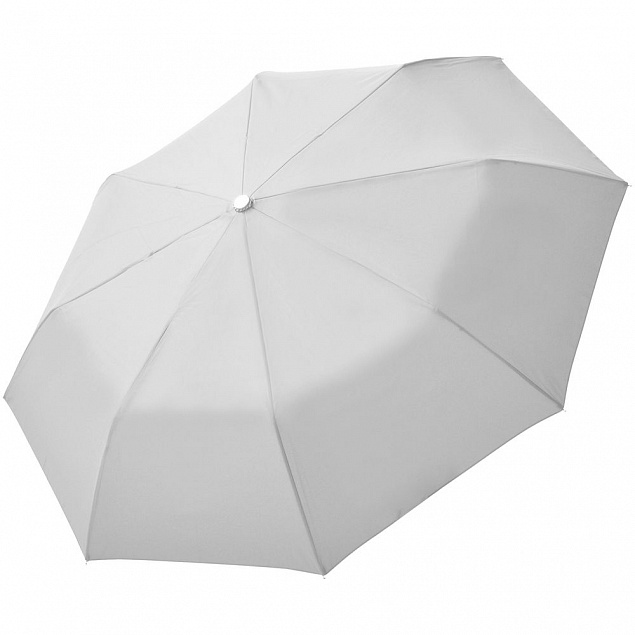 Зонт складной Fiber Alu Light, белый с логотипом в Самаре заказать по выгодной цене в кибермаркете AvroraStore