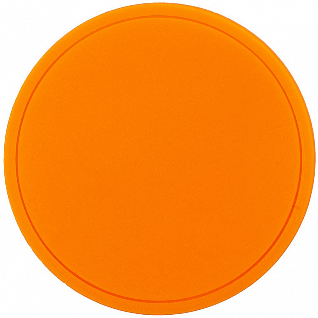Лейбл из ПВХ Dzeta Round, M, оранжевый неон с логотипом в Самаре заказать по выгодной цене в кибермаркете AvroraStore