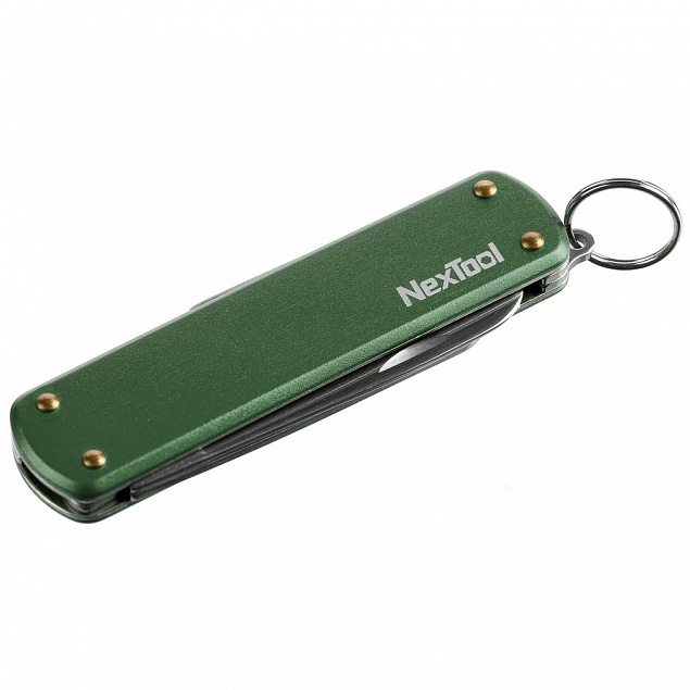 Нож-брелок NexTool Mini, зеленый с логотипом в Самаре заказать по выгодной цене в кибермаркете AvroraStore