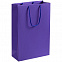 Пакет бумажный Porta M, фиолетовый с логотипом в Самаре заказать по выгодной цене в кибермаркете AvroraStore