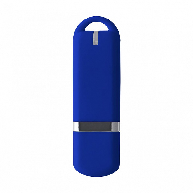 Флешка Memo, 16 Гб, синяя с логотипом в Самаре заказать по выгодной цене в кибермаркете AvroraStore