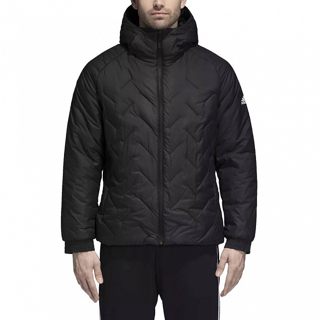 Куртка мужская BTS Winter, черная с логотипом в Самаре заказать по выгодной цене в кибермаркете AvroraStore