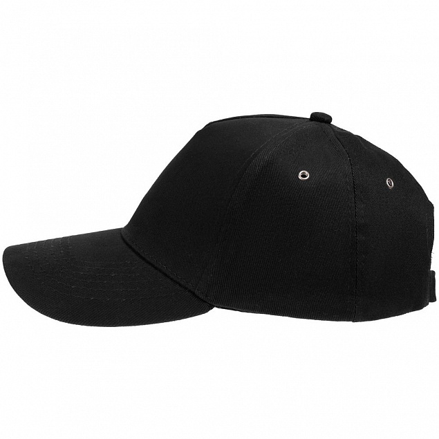 Бейсболка Standard, черная с логотипом в Самаре заказать по выгодной цене в кибермаркете AvroraStore