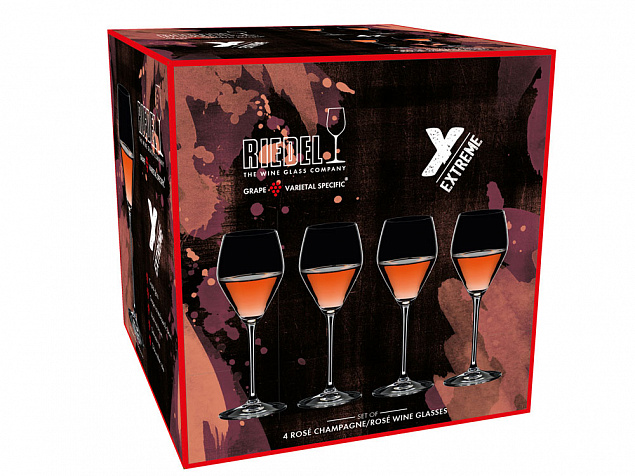 Набор бокалов Champagne Rose, 322 мл, 4 шт. с логотипом в Самаре заказать по выгодной цене в кибермаркете AvroraStore