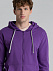 Толстовка с капюшоном на молнии Unit Siverga, фиолетовая с логотипом в Самаре заказать по выгодной цене в кибермаркете AvroraStore