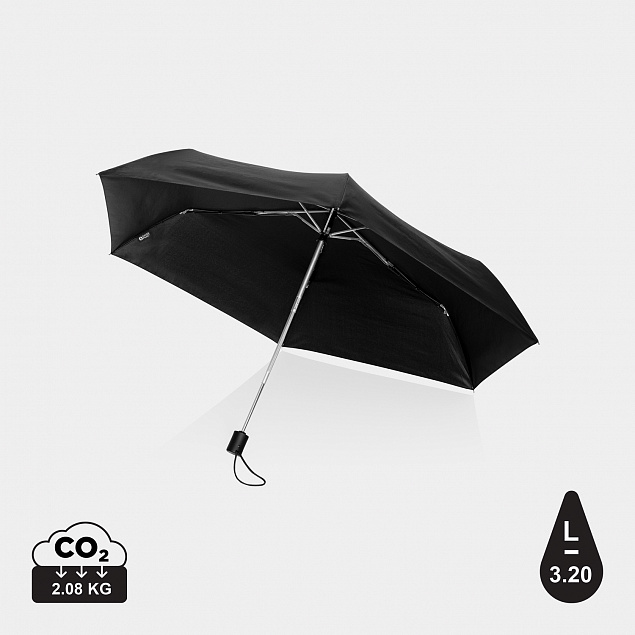 Ультралегкий автоматический зонт Swiss Peak из rPET, 20,5" с логотипом в Самаре заказать по выгодной цене в кибермаркете AvroraStore