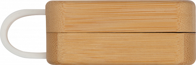 Наушники-вкладыши в коробке из бамбука с логотипом в Самаре заказать по выгодной цене в кибермаркете AvroraStore