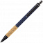 Ручка шариковая Cork, синяя с логотипом в Самаре заказать по выгодной цене в кибермаркете AvroraStore