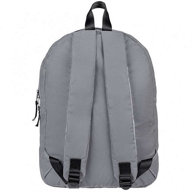 Городской рюкзак Manifest из светоотражающей ткани, серый с логотипом в Самаре заказать по выгодной цене в кибермаркете AvroraStore