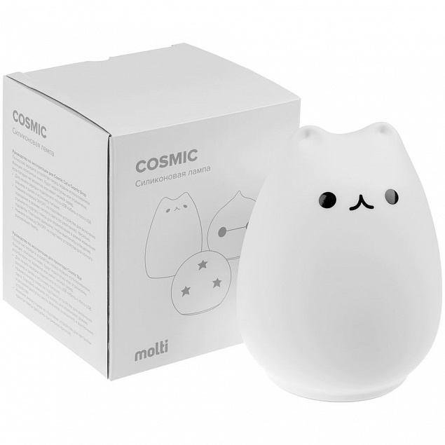 Силиконовый светильник Cosmic Cat с логотипом в Самаре заказать по выгодной цене в кибермаркете AvroraStore
