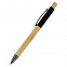 Ручка &quot;Авалон&quot; с корпусом из бамбука, черный с логотипом в Самаре заказать по выгодной цене в кибермаркете AvroraStore