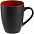 Кружка Bright Tulip, матовая, черная с фиолетовым с логотипом в Самаре заказать по выгодной цене в кибермаркете AvroraStore
