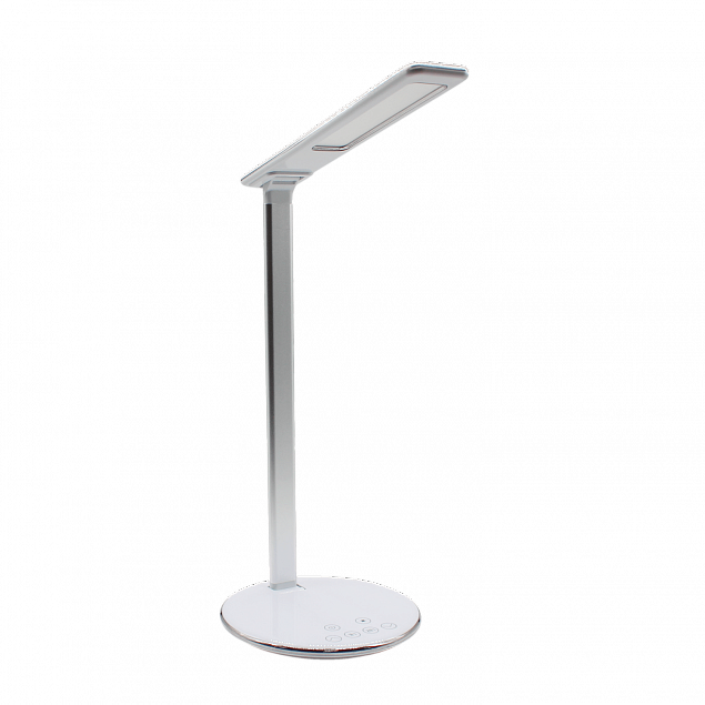 Настольная лампа Starklight с беспроводной зарядкой (белый) с логотипом в Самаре заказать по выгодной цене в кибермаркете AvroraStore