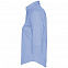 Рубашка женская с рукавом 3/4 EFFECT 140, голубая с логотипом в Самаре заказать по выгодной цене в кибермаркете AvroraStore