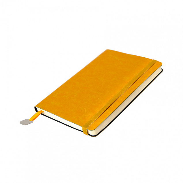 Ежедневник недатированный Boomer, А5,  оранжевый, кремовый блок, без обреза с логотипом в Самаре заказать по выгодной цене в кибермаркете AvroraStore