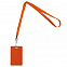 Лента с карабином Colorplan, оранжевая с логотипом в Самаре заказать по выгодной цене в кибермаркете AvroraStore