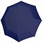 Складной зонт U.090, синий с логотипом в Самаре заказать по выгодной цене в кибермаркете AvroraStore